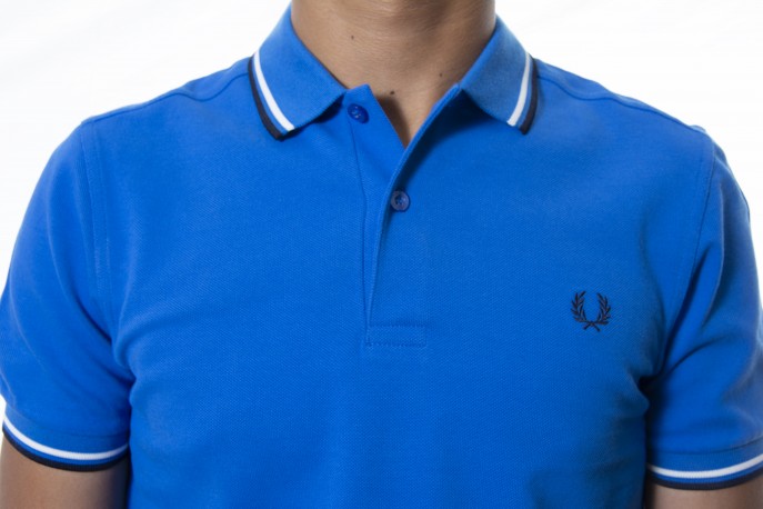 Polo FRED PERRY azul medio