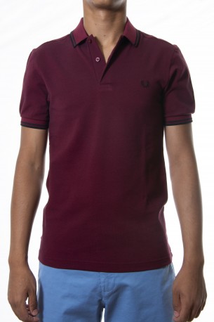 Polo FRED PERRY granate