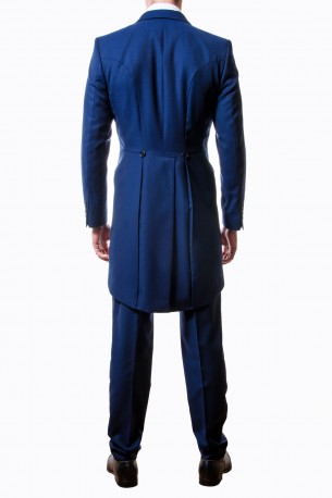 Chaqué liso azul