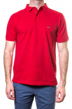 Polo Spagnolo liso rojo