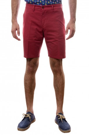 Bermudas de algodón en rojo