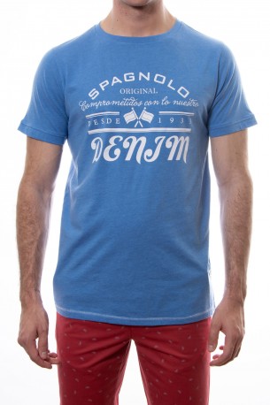 Camiseta azul Spagnolo