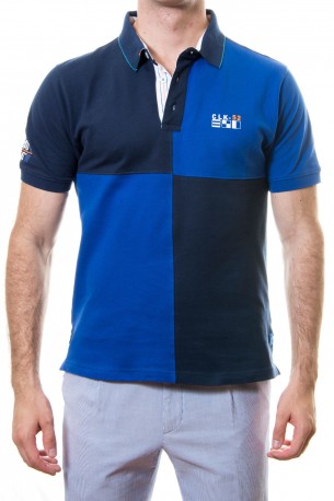 Polo cuadros azules CLK