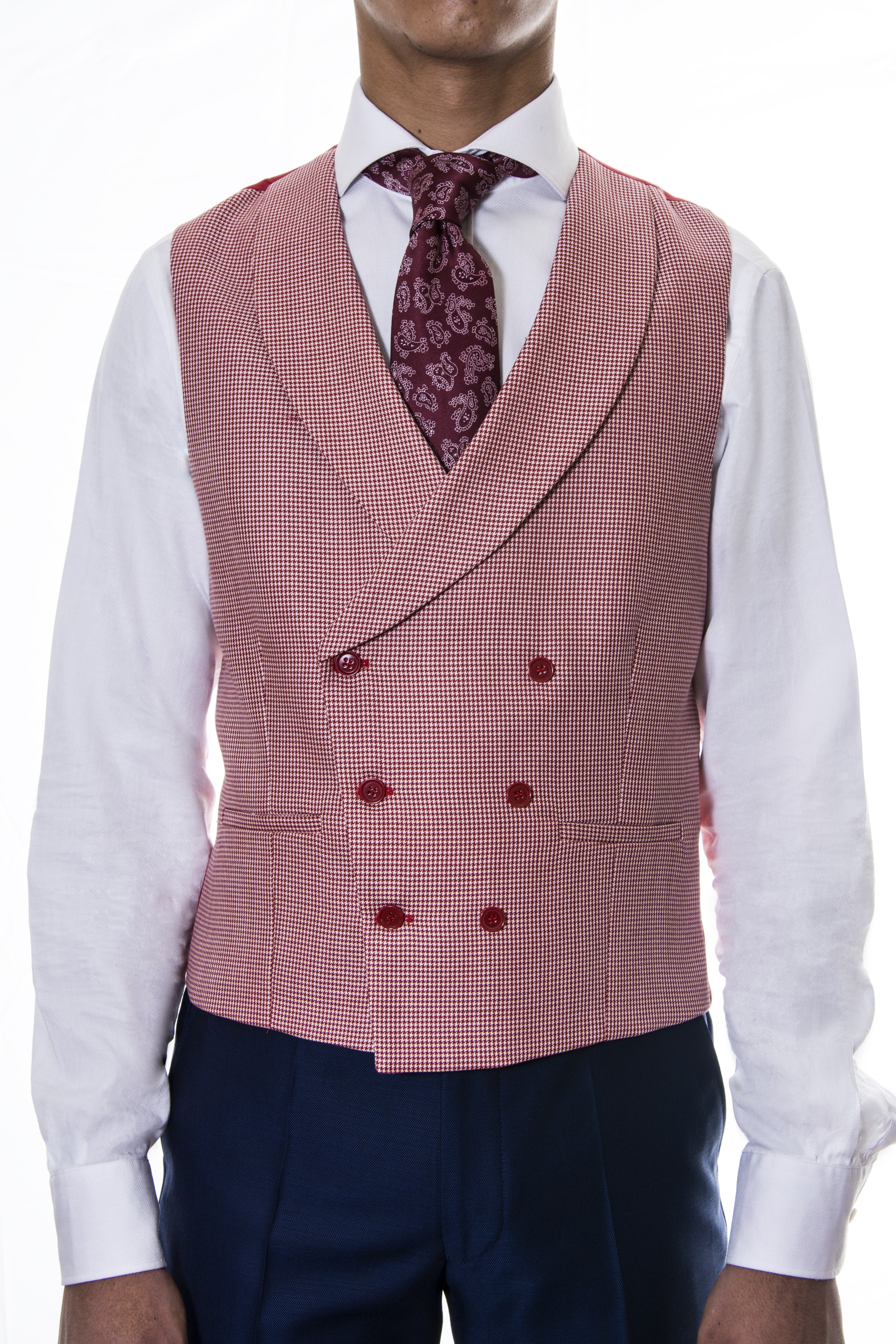 Crochet Chaleco De Punto Pata De Gallo Chaqueta Chaleco Pata De