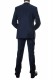 Traje azul cuadros
